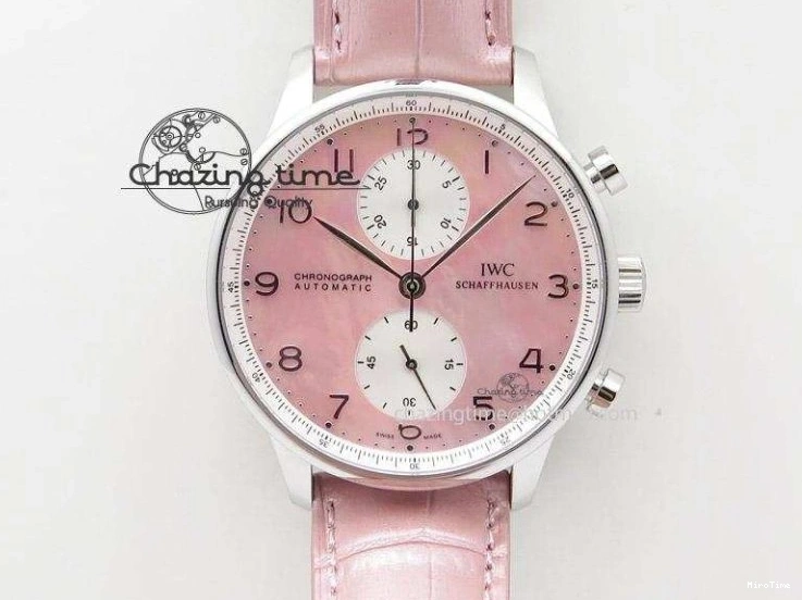 MIROTIME 0128 Fashionable Portuguese Real PR RG IW500701 ZF 1:1 Best Edition On Brown Leather Strap A52010 V 7302